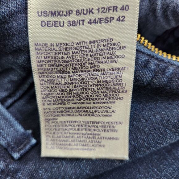 NYDJ Women 8 Dark Wash Mid Rise Ami Skinny Ankle Jeans Lift Tuck Technology - Picture 7 of 12